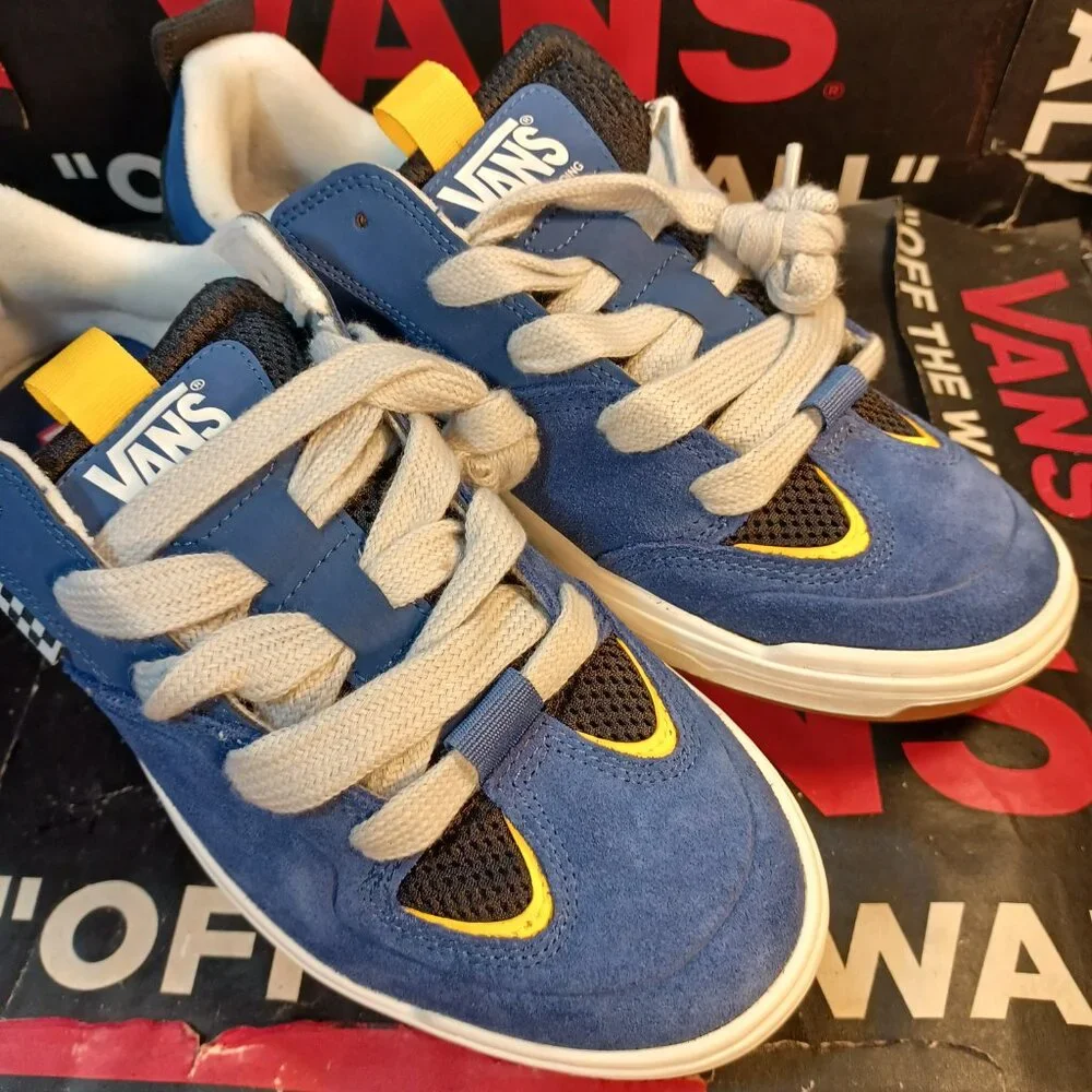 Vans Men's 7/Women's 8.5 Skate Mixxa Navy/Grey Skateboarding Shoes VN000CUYY27